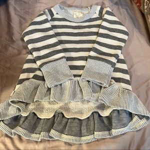 VGUC Persnickety Hi Lo Peplum Bird Sweater, 3 years